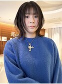 多毛でも似合うミディアムレイヤーボブ◎