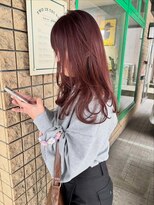 グロウウィング(GROWING)&nbsp;long layer × pink beige