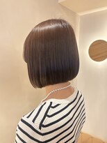 LUVISM 栄店/名古屋/ダブルカラー/ブリーチ/顔周りレイヤー/学割【5月1日OPEN(予定)】 ボブ/ミディアム/レイヤー/顔周りレイヤー/艶カラー/栄