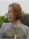 くせ毛多毛ショートボブナチュラルハイライト生え癖襟足奥行き