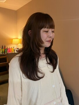 ヨーク(YOKE) オレンジブラウン+レイヤーカット