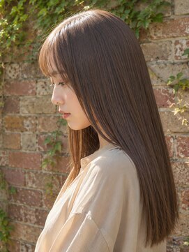 ルシードスタイルボーグルレディース(LUCIDO STYLE BOGL Lady's) 大人女子ショコラグレージュ艶感ミディアム縮毛矯正ツヤまっすぐ