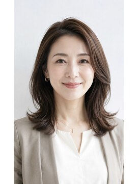 ルームス(ROOMS) 【髪質改善】白髪ぼかし×大人の抜け感外ハネミディ