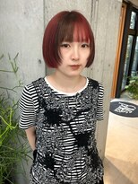 オムズポカ 栄矢場町店(OM's poka)&nbsp;レッドカラー/ブロックカラー/デザインカラー/セクションカラー