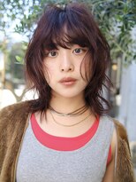 ピュー(Piu-)&nbsp;【ショートレイヤー/川村晃雅】ボルドーカラー/レイヤーカット