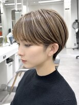 アッシュ 横浜西口店(Ash)&nbsp;横浜マッシュショート2ブロックハイライト