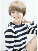 ミンクス 原宿店(MINX) 【似合わせカット】ブルージュ×小顔×ベビーショート