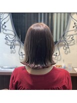 髪質改善ヘアエステ アリュール(allure) 髪質改善カラーエステで艶髪外ハネボブ【新宿 髪質改善 allure】