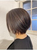 女性らしさを残した丸みショートボブ☆