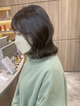 ウェイズトウキョウ 新宿店(Ways TOKYO) シークレットハイライトでななえが作るココアグレージュ