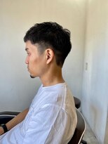 ソイクフ 四条大宮店(SOY-KUFU)&nbsp;【soy-kufu】MEN'S HAIRアッシュブラック束感ショートパーマ