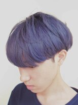 ヘアサロン カンパニュール(hair salon Campanule) 個性的なブルーパープルカラー