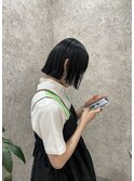 切りっぱなし♪ボブスタイル