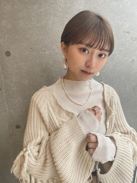 アッシュ 二子玉川店(Ash) 丸みヘア/アースカラー/デザインカラー/二子玉川