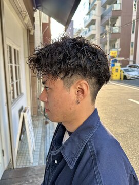 ハシゴ(hasigo.) 大阪メンズパーマ 波巻きパーマ