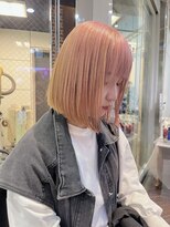 ヘアーアンドメイク ビス(HAIR&MAKE bis) イメチェンカラー！ホワイトピンクカラー【久保田帆香】