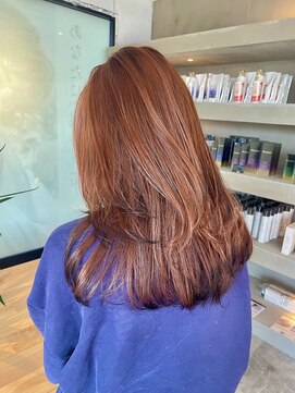 リトバイプティパ(Lit by petit-pas) ブリーチなしで作る裾カラー☆