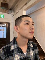 ビーバイエイトジェンツ(Bee by EIGHT GENTS) MEN'S HAIRウルフアッシュブラックカルマパーマベリーショート