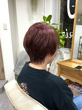 ララリノ(LALALINO) 夏◇ショートウルフ/オリエンタルピンク