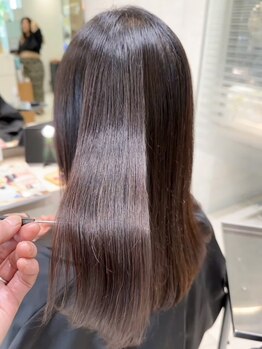 ケンジ 洋光台(KENJE)の写真/【次世代「髪質改善」】正規取扱店◎100%天然油脂配合のトリートメントで理想の『うる艶サラ髪』に!
