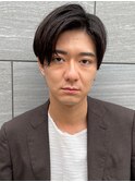 ビジネスマンヘア センターパート