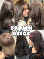 アイシー 表参道(ICY)&nbsp;秋冬トレンド【くすみベージュ】ヘアカラーERIKA