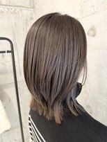 プラスシー(+C)&nbsp;ハイライトでブルージュカラー！福岡ハイライト/福岡白髪ぼかし