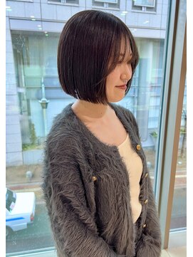 ファースト 仙台店(first) 前下がりボブ