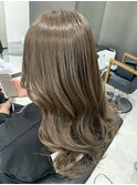髪質改善×オリーブグレージュ