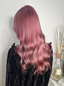 ヘアーデザインルアナ(Hair design Luana.) ブリーチカラーピンク