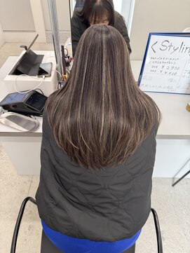 クレア 上大岡(CREA) ハイライトバレイヤージュダブルカラーケアブリーチ30代40代50代