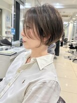 ハピネス 西大寺店(Happiness)&nbsp;ショートカット×ひし形ショートボブ×前髪あり30代40代50代