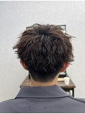 ピンパーマ×ツイスパ[津田沼駅/Men's/メンズカット/パーマ]