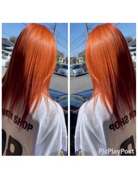 アチーヴ(achieve) ブリーチ無しでも出来る夏カラー☆