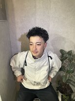 デン 仙台店(DEN)&nbsp;フェザーパーマ/スパイキーショート[榴岡/メンズ/理容室]