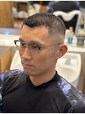 30代40代◎濡れパン/フェードアイロンパーマ×ビジネス短髪
