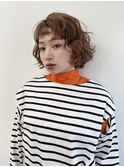 ボブ×スパイラルパーマで抜け感アップ♪