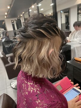 アソビ 表参道(ASOBI) インナーホワイト アレンジスタイル 学割U24