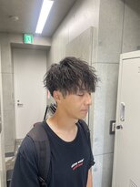 クロム トウキョウ ザ バーバーアルト 神保町店(CHROM TOKYO the Barber ALT)&nbsp;マッシュスタイル×ツイストスパイラルパーマ