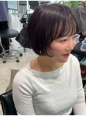 小顔ショート【大阪/梅田/髪質改善/縮毛矯正/酸性ストレート】