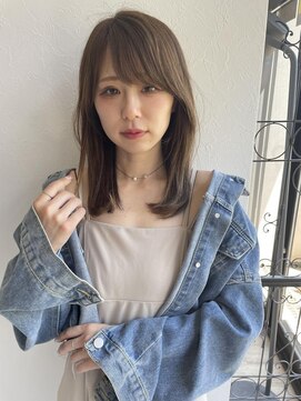 リジェールビューティガーデン(REJOUIR BEAUTY GARDEN) 顔まわりが軽く見えるミディアムレイヤー