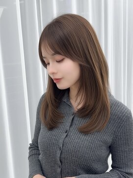 アマトウキョウスマートサロン(AMA TOKYO×Smart Salon) くびれレイヤー/顔まわりカット/レイヤーカット/小顔ヘア
