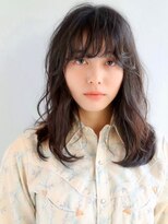 アンドレイ 表参道(andrey)&nbsp;着物ヘア/ダークアッシュ/ミディアムレイヤーカット/表参道