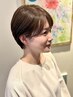 【リピート人気No2】デザインカット+艶カラー+うるおいトリートメント