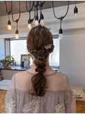 編みおろしアレンジ＊ヘアアレンジ