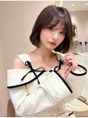 韓国ボブレイヤーボブ渋谷タッセルボブお洒落なレイヤーカット
