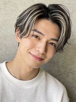 ノエルヘアー(Noel hair)&nbsp;韓国マッシュセンターパートダウンパーマニュアンスパーマウルフ