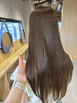 ジュベ(juve.) 大分ミディアムロング顔周りレイヤーカット髪質改善カラー