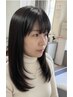 【7月限定/髪質改善】カット+頭皮ケア+質感再整トリートメント ¥11500→