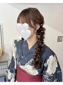 浴衣ヘア